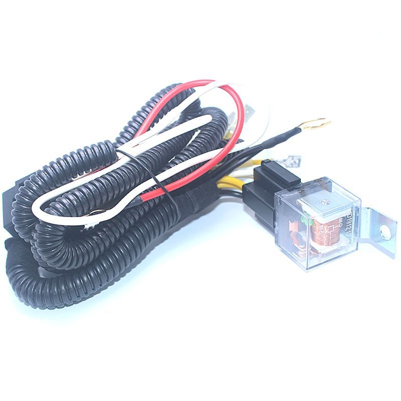 Auto relej 12V/24V, komplet za modifikaciju kabelske žice za auto sirenu snail horn