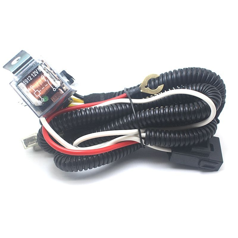Auto relej 12V/24V, komplet za modifikaciju kabelske žice za auto sirenu snail horn