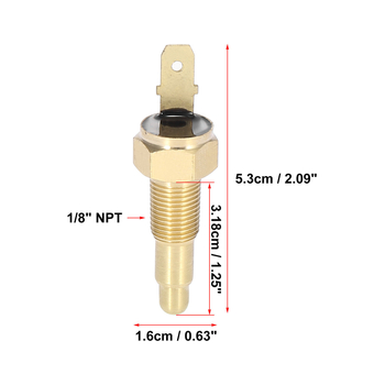 Prekidač termalnog senzora ventilatora hladnjaka za automobil, 1/8 in NPT, 180°/165°