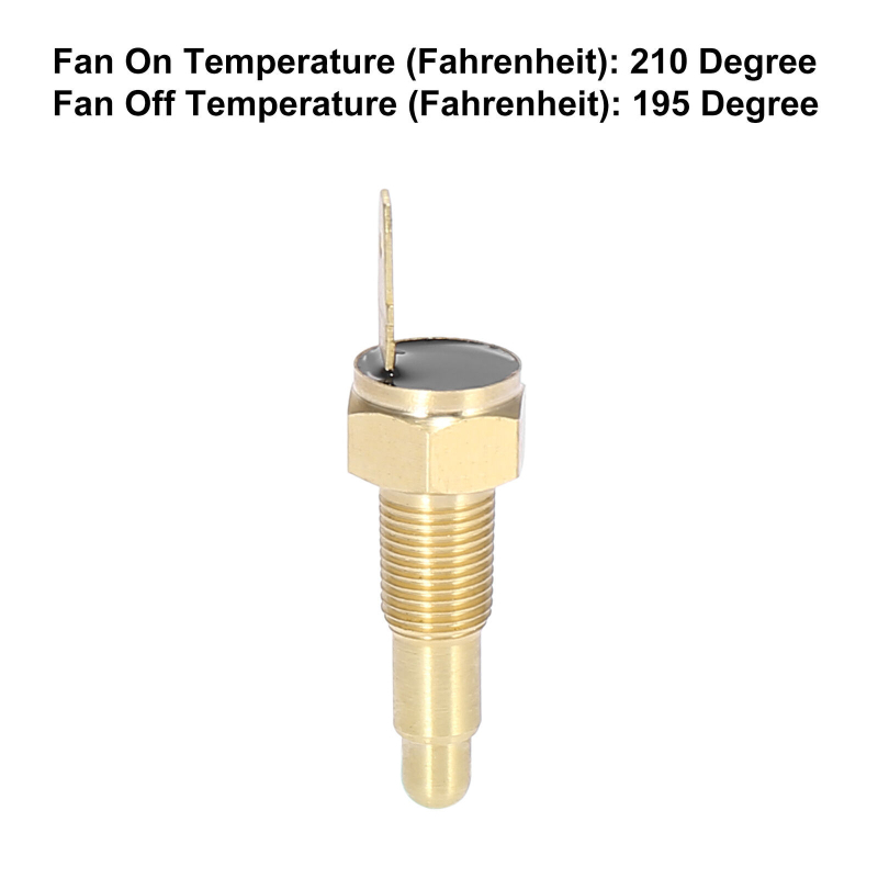 Prekidač termalnog senzora ventilatora hladnjaka za automobil, 1/8 in NPT, 180°/165°
