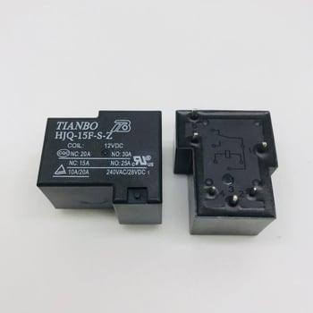 HJQ-15F-S-Z1-05/12/24VDC 6-pinsko relej, 30A, 240VAC