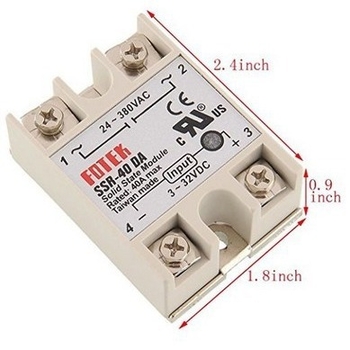 FOTEK Yangming solid-state relej SSR-40DA, 40A, DC upravljanje za AC opterećenja