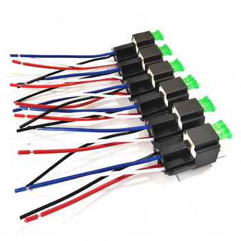 Automobilski relej 30A/12V — set od 6 komada s utičnicama američkog standarda i osiguračima
