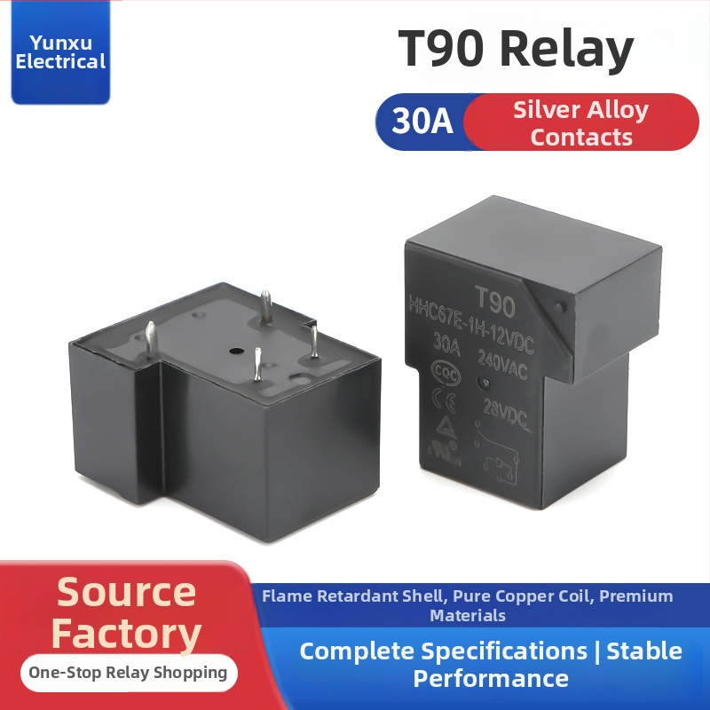 Yunxu JQX-15F T90 visokoučinkovito rele, napon 12V/24V/48V, zaštita od curenja za vozila