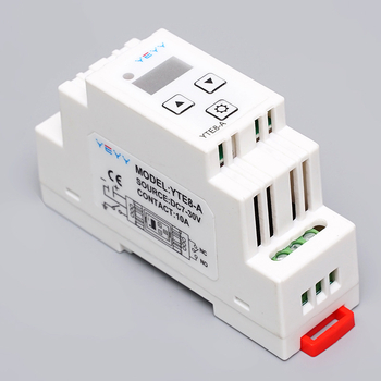 24V DIN-rail programabilni tajmer-relé za ciklično mjerenje vremena, preciznost 0,01 s, aktiviranje signala
