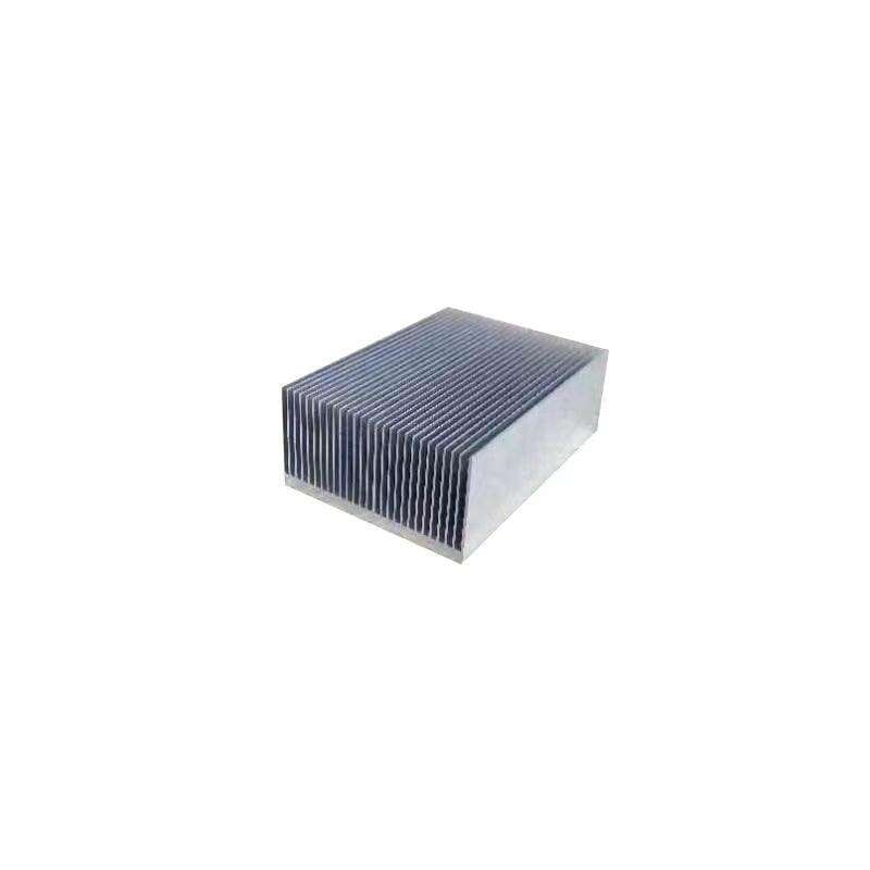 Aluminijski profilni hladnjak, dimenzije: širina 69 mm, visina 36 mm, duljina 100 mm; za hlađenje grafičkih kartica, pretvarača i poluvodičkih releja.