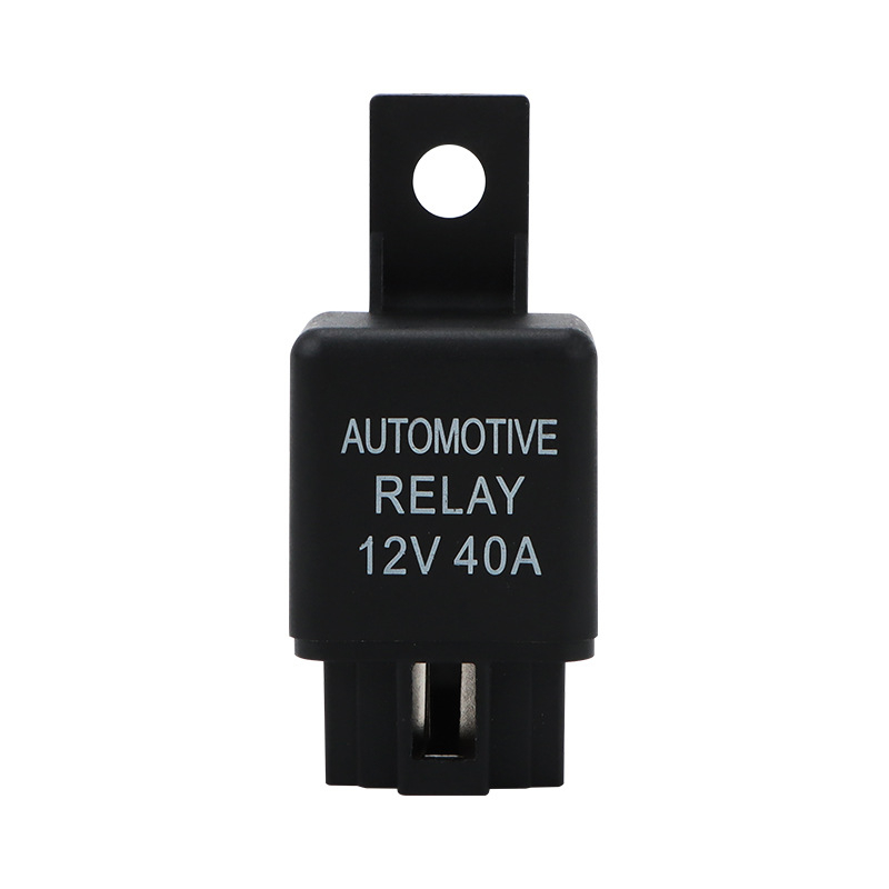 Auto relej za klimatizaciju, 12V 40A, s utičnicom, normalno otvoren, mali elektromagnetski relej za automobilni ventilator EFI