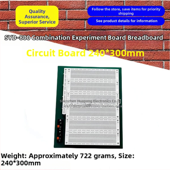 Syd-800 Kombinovaná experimentálna doska, Doska pre obvody, 240×300 mm, Veľká breadboard, Pôvodná nová