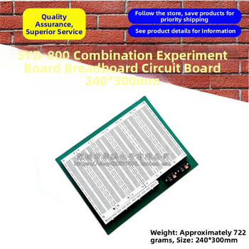 Syd-800 Kombinovaná experimentálna doska, Doska pre obvody, 240×300 mm, Veľká breadboard, Pôvodná nová