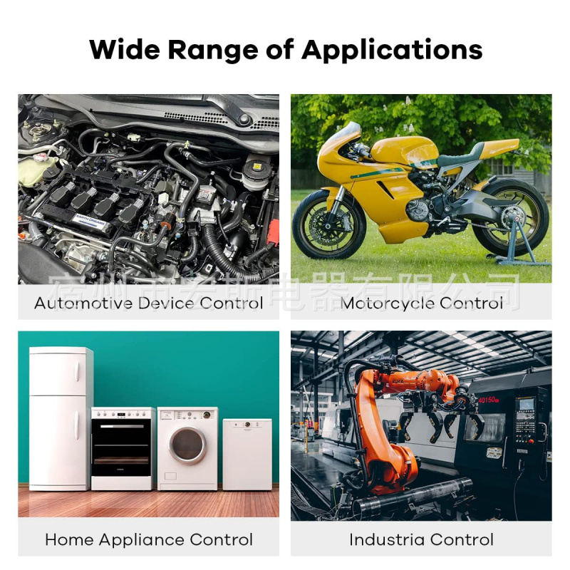 Automobilski relej 12V/24V, 40A/30A, četveropolni i petopolni, s kabelskim utičnicama, set od 5 komada