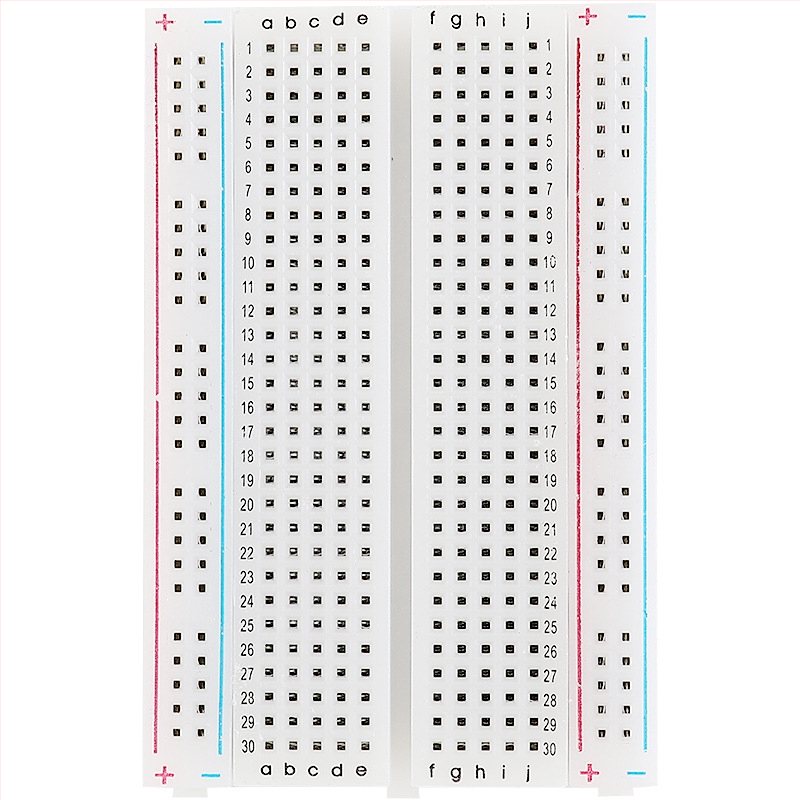 Breadboard s 400 otvormi pre experimenty, modulárny systém, bez spájkovania, testovacia doska obvodov