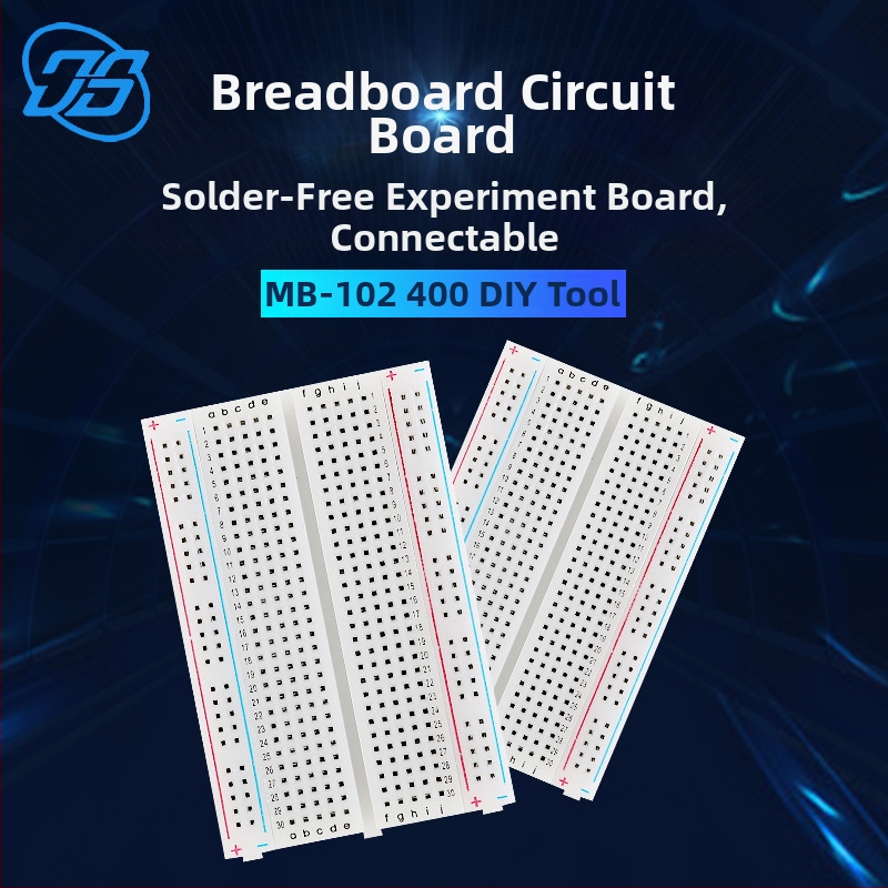 Breadboard s 400 otvormi pre experimenty, modulárny systém, bez spájkovania, testovacia doska obvodov