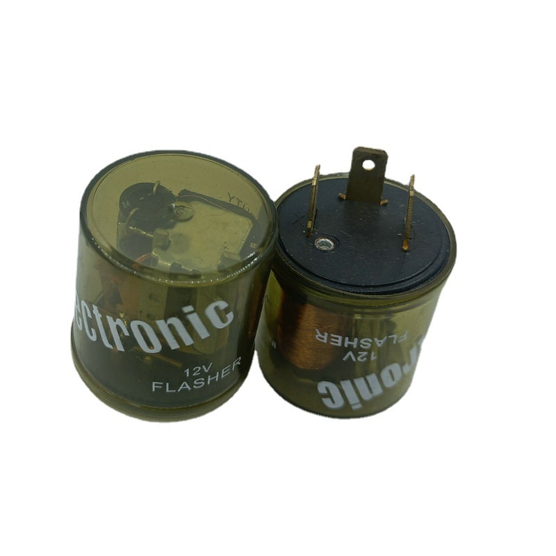 F020 Prozirni digitalni automobilski flasher, 3-pins, 12V20A, okrugli za kamione