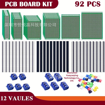 Perforovaná prototypovacia doska, PCB doska so zelenou maskou, experimentálna doska, rozmery 5×7×6×8, na spájanie