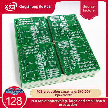 Xingshengjie PCB pločica, dvostrana pločica, FR-4 staklasta vlakna ploča, masovna proizvodnja, brzo prototipiranje