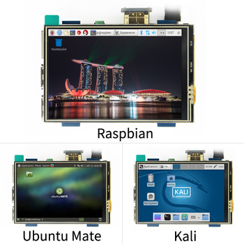 3,5-inčni HD HDMI LCD dodirni zaslon za Raspberry Pi 4 Model B+