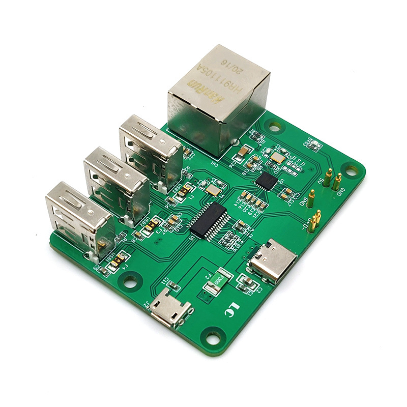 Proširena USB hub ploča za Ethernet za Raspberry Pi Zero