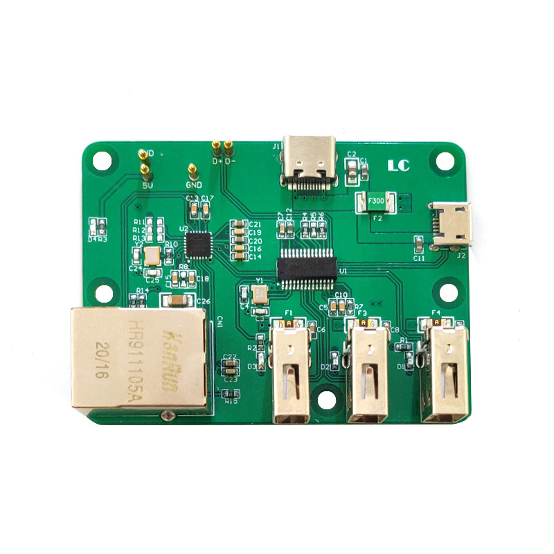 Proširena USB hub ploča za Ethernet za Raspberry Pi Zero