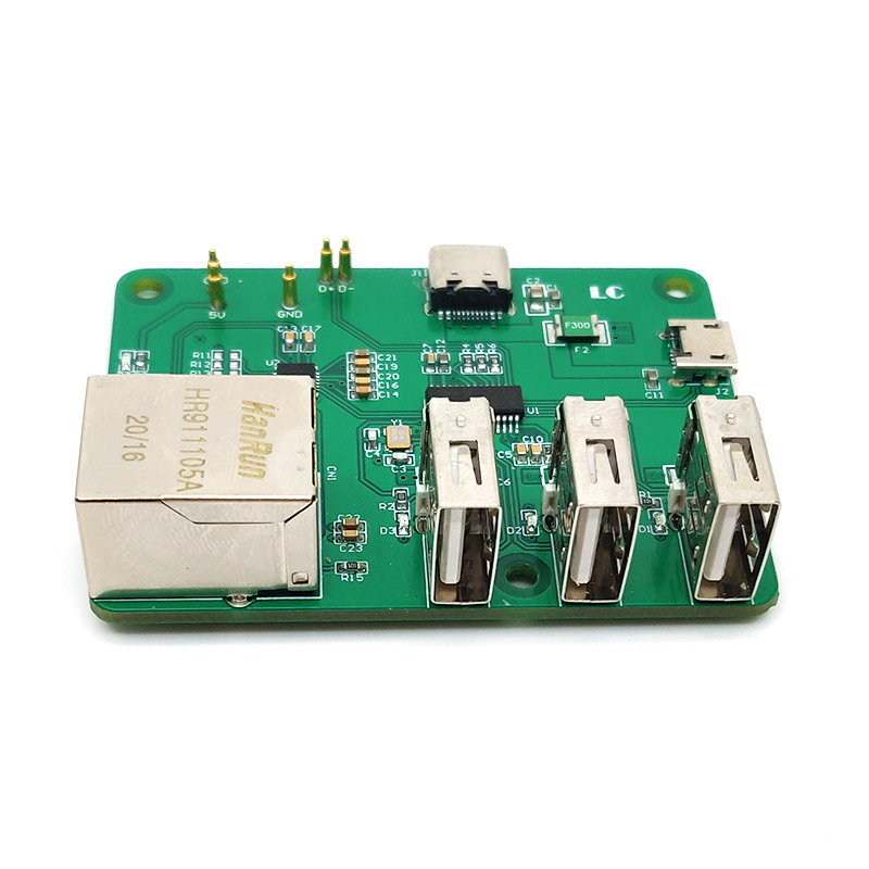 Proširena USB hub ploča za Ethernet za Raspberry Pi Zero
