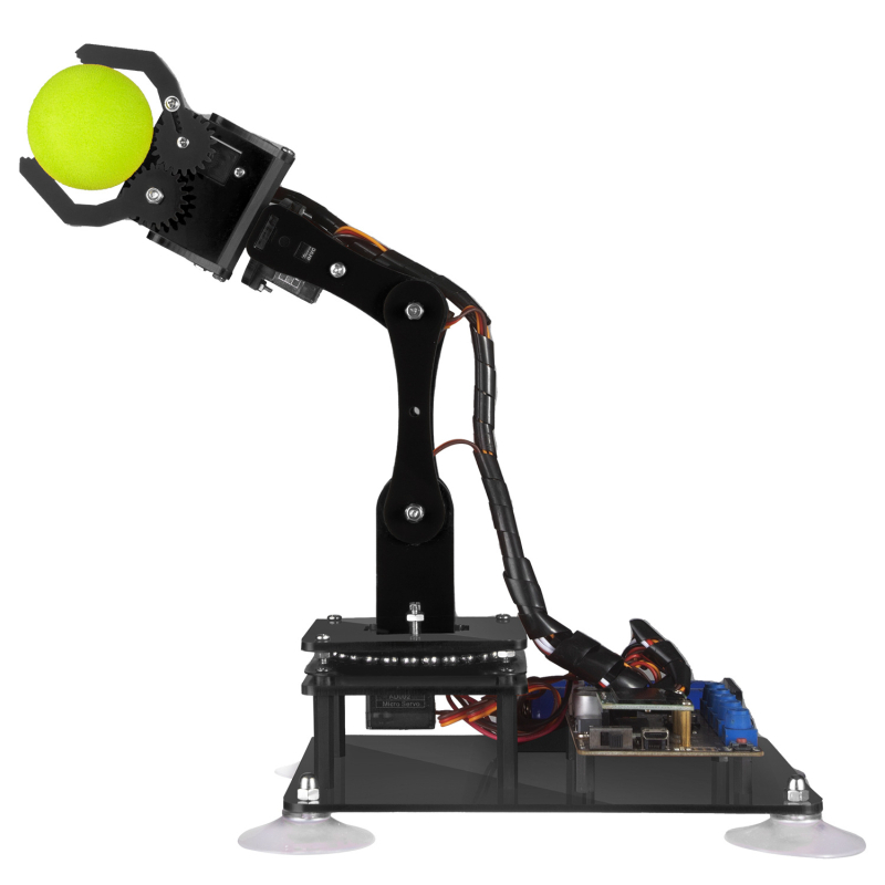 STEM 5-osni robotski ruka za Arduino: imitacija i slikanje, mali maker
