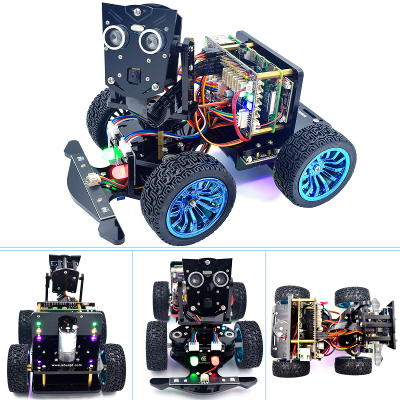 GeWu Creative Raspberry Pi Pametni automobil PiCar-B Mars Rover s kamerom za strojno videnje