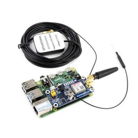 SIM868 proširenje ploče za Raspberry Pi 4B – GSM/GPRS/GNSS, pozivi i Bluetooth