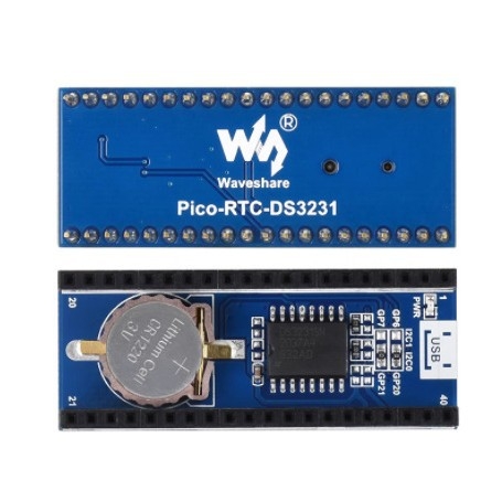 Placă de extensie RTC pentru Raspberry Pi Pico cu cip DS3231, interfață I2C, compatibilă cu senzori externi