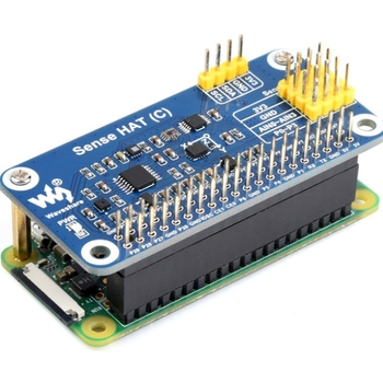 Ploča za proširenje senzora Raspberry Pi, Type-C, s 10-osnim gyroskopom, barometrom, temperaturom i vlagom, prepoznavanje boja, ADC