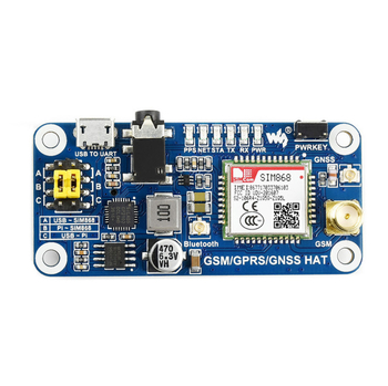 Weixue Raspberry Pi 4B SIM868 razvojna ploča s GSM/GPRS GNSS, telefon, SMS i Bluetooth modul