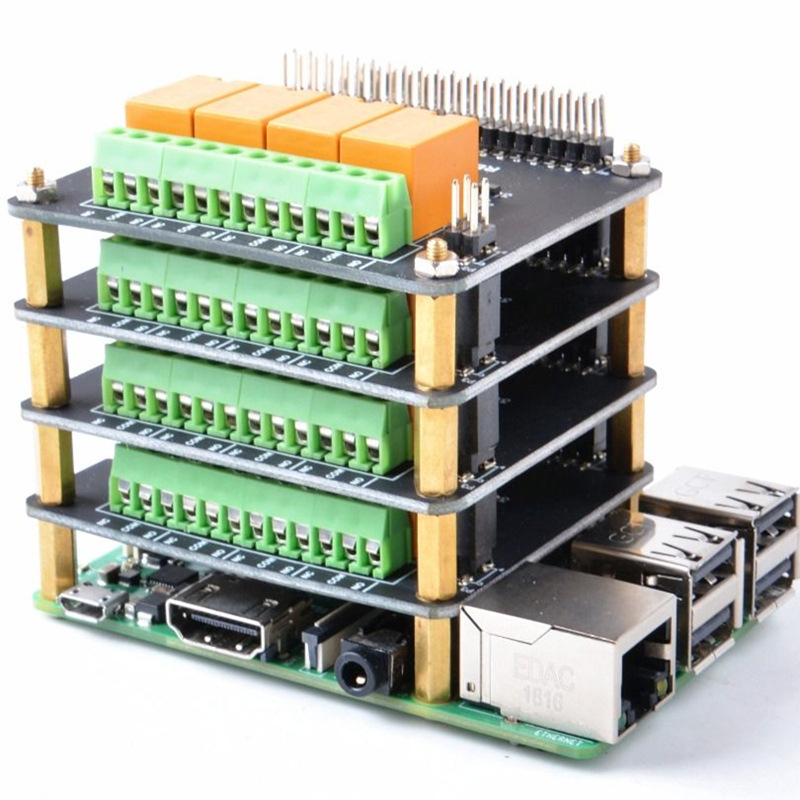 Ploča s četiri releja za Raspberry Pi 4 – pametna kućna automatizacija