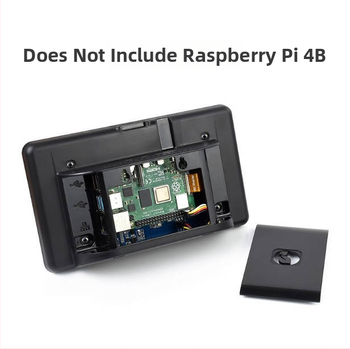 Raspberry Pi 4B oficiálny 7-palcový dotykový displej s ABS čiernym puzdrom