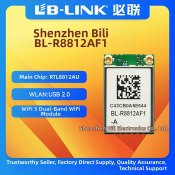 Must-link b-link BL-R8812AF1 Raspberry Pi RTL8812AU két-sávos 5GHz vezeték nélküli kártya AC képátvitel és WiFi modul drónhoz