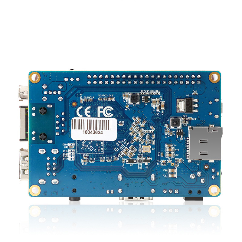 Orange Pi PC ARM H3 razvojna ploča, otvorenog koda, četverojezgrena 1,6 GHz, 1 GB DDR memorije