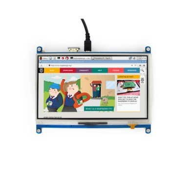 Zaslon Raspberry Pi 4B, 7-inčni otporni dodirni zaslon, HDMI zaslon, IPS zaslon