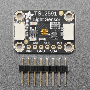 1980 TSL2591 Senzor digital de lumină cu dinamică înaltă, modul cu interfață I2C – STEMMA QT/Qwiic