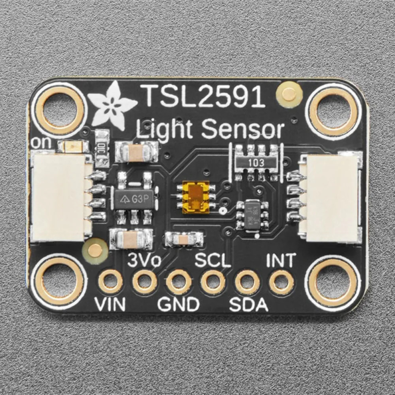1980 TSL2591 Senzor digital de lumină cu dinamică înaltă, modul cu interfață I2C – STEMMA QT/Qwiic