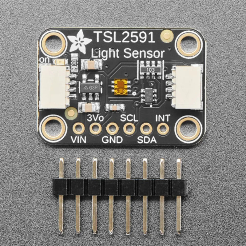 1980 TSL2591 Senzor digital de lumină cu dinamică înaltă, modul cu interfață I2C – STEMMA QT/Qwiic