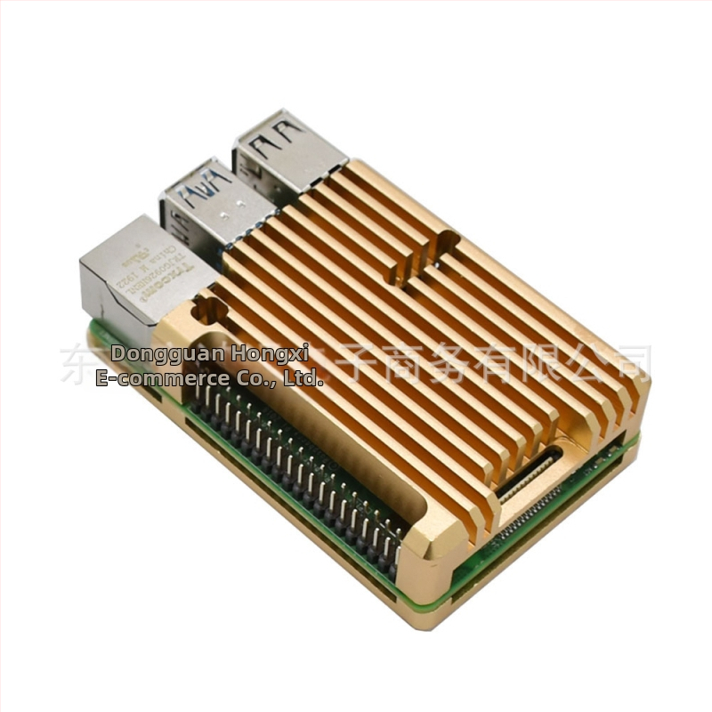 Hliníkový chladiaci kryt pre Raspberry Pi 3 Model B (2B/3B+)