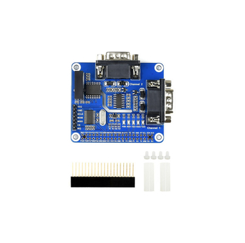 Weixue SP3232+SC16IS752 RS-232 proširenje za Raspberry Pi sa SPI upravljanjem, dvostruka izolacija