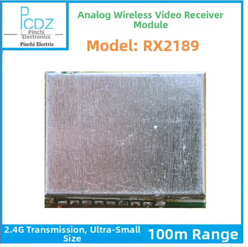 2.4G analógový videopriijímač modul, bezdrôtový modul prenosu obrazu, model RX2189