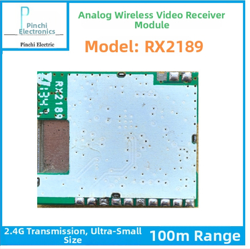 2.4G analógový videopriijímač modul, bezdrôtový modul prenosu obrazu, model RX2189