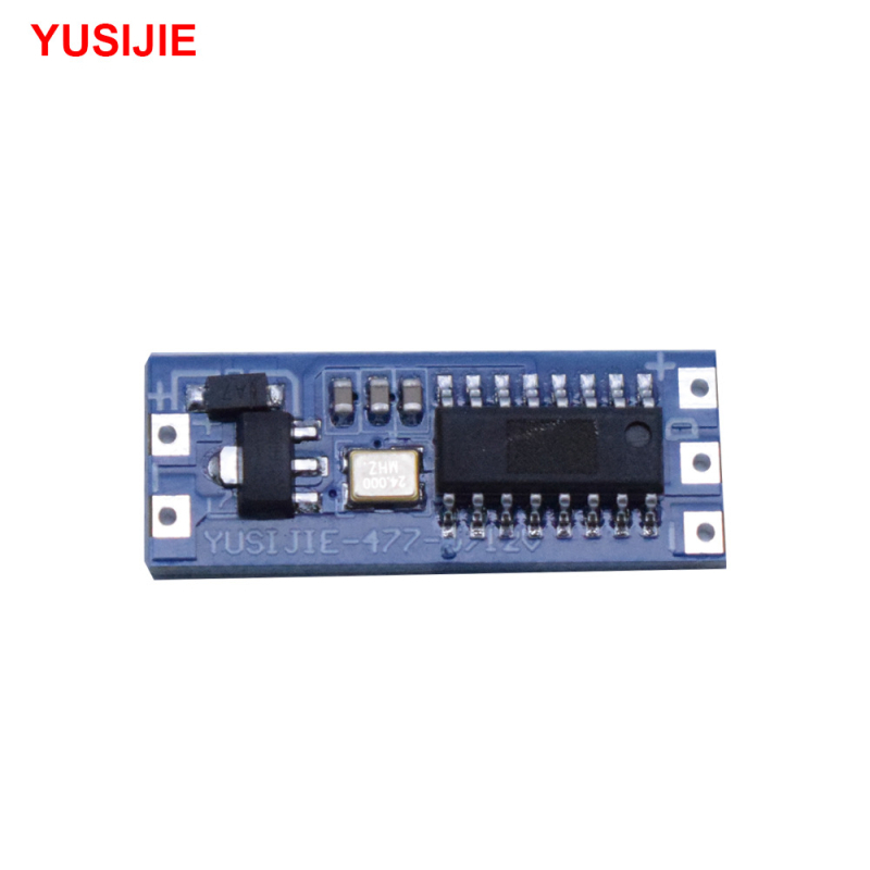 YSJ-477 DIY upravljački modul za WS2812, kontrola putem mobilne aplikacije, RGB LED s efektom pratećeg svjetla i tekućeg vala, tri vodiča, 6–12V
