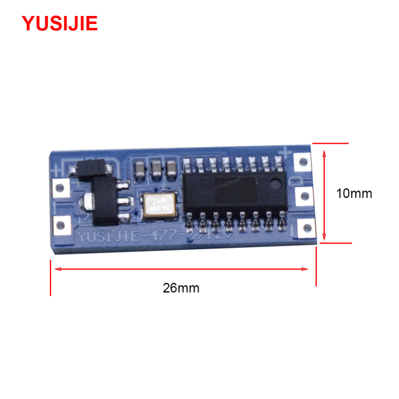 YSJ-477 DIY upravljački modul za WS2812, kontrola putem mobilne aplikacije, RGB LED s efektom pratećeg svjetla i tekućeg vala, tri vodiča, 6–12V