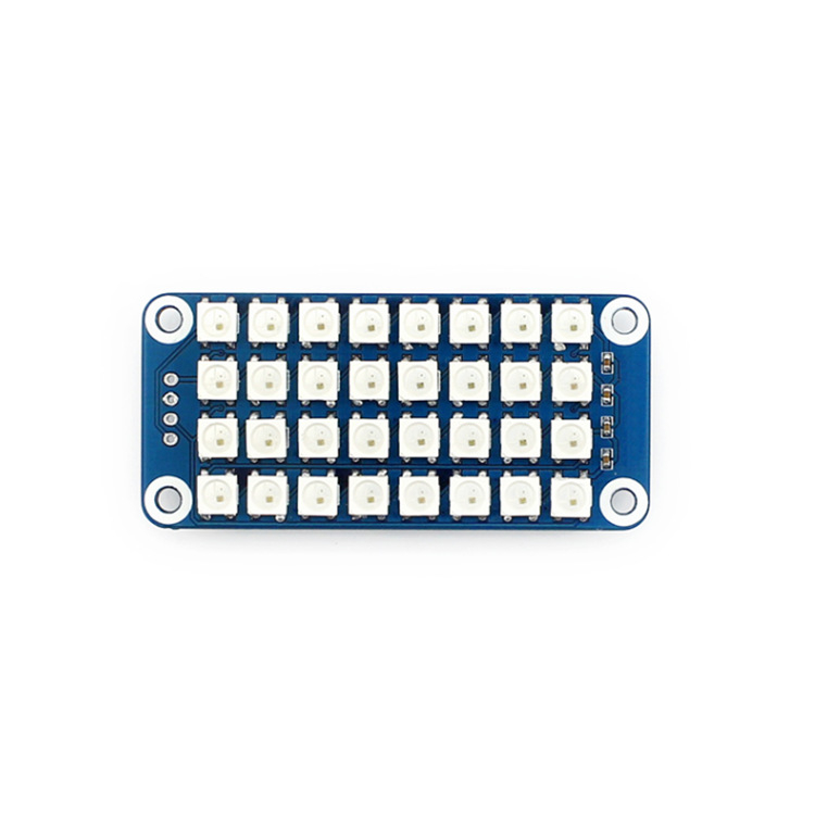 Proširena ploča RGB LED za Raspberry Pi, 4×8 RGB LED, programabilno upravljanje za prikaz boja