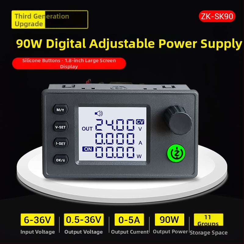 SK90 CNC Buck-Boost DC ρυθμιζόμενη τροφοδοσία με σταθερή τάση και σταθερό ρεύμα, DIY μονάδα φόρτισης, αναβάθμιση τρίτης γενιάς