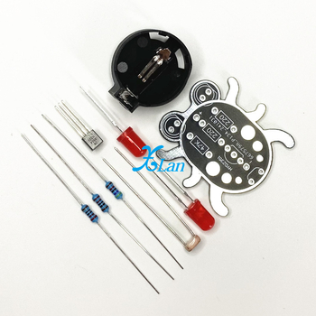 DIY paket za učenje zavarivanja uz elektroničko upravljanje svjetlom i LED cijev modul, ručno izrađeni dijelovi