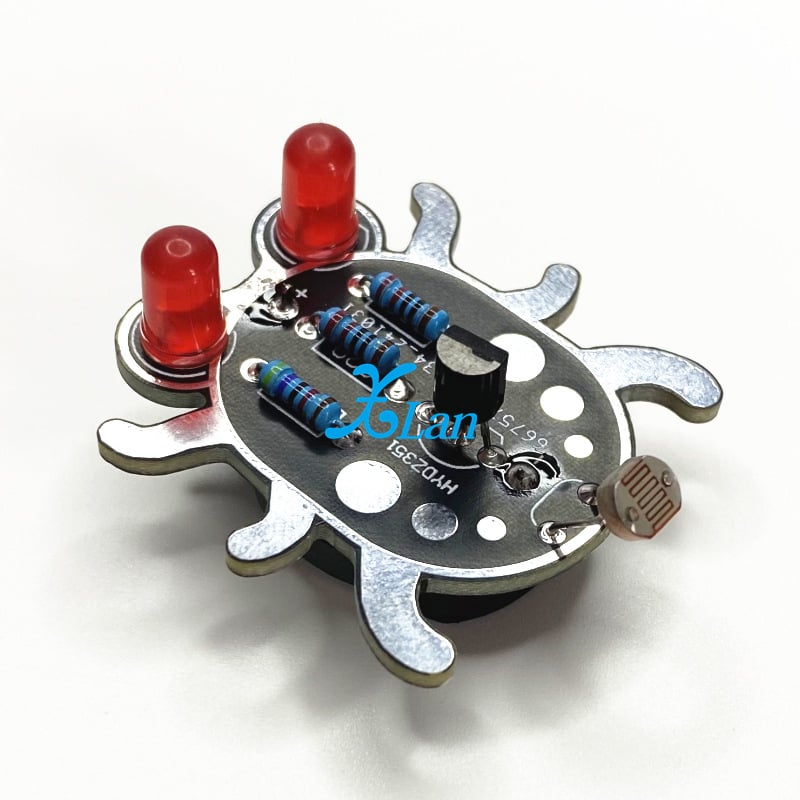 DIY paket za učenje zavarivanja uz elektroničko upravljanje svjetlom i LED cijev modul, ručno izrađeni dijelovi