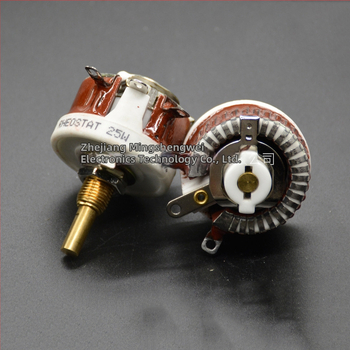 BC1 Americký červený diskový posuvný reostát, diskový rezistor a potenciometer, 25W 50W 100W 150W 300W