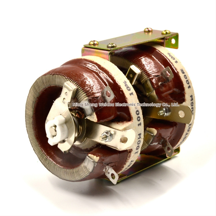 BC1 Americký červený diskový posuvný reostát, diskový rezistor a potenciometer, 25W 50W 100W 150W 300W