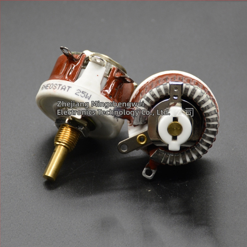 BC1 Americký červený diskový posuvný reostát, diskový rezistor a potenciometer, 25W 50W 100W 150W 300W